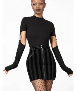 Killstar Scallywag Mini Skirt Black