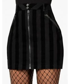 Killstar Scallywag Mini Skirt Black