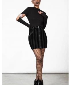 Killstar Scallywag Mini Skirt Black