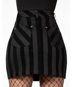 Killstar Scallywag Mini Skirt Black