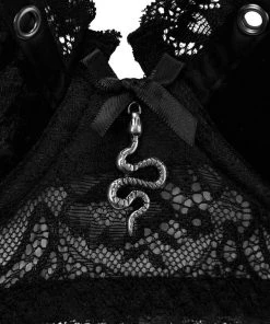 Killstar Sacred Spirits Velvet Bralet Black