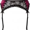 New In Killstar Mercy Lace Garter Belt Bloodred