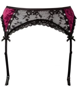 New In Killstar Mercy Lace Garter Belt Bloodred