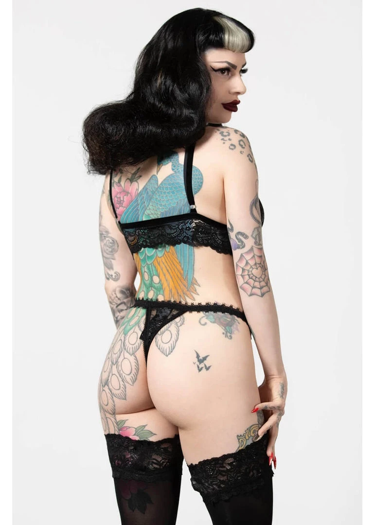 Killstar Etienne Lace Bralet Black New In