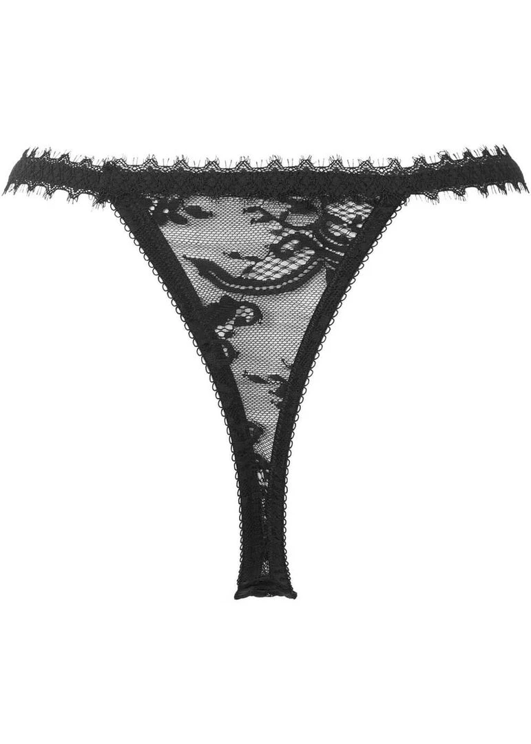 Killstar Be Veiled Lace Panty Black New In
