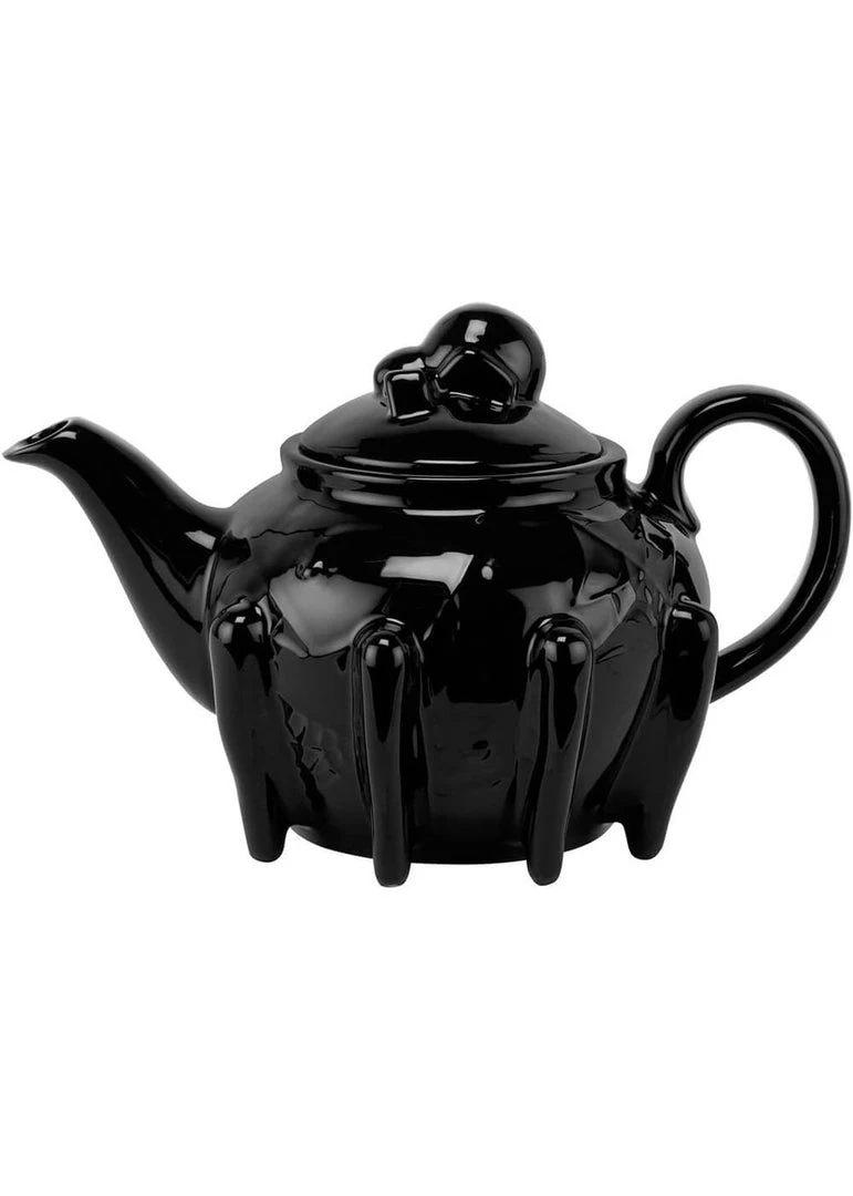 New In Killstar Arachnid Spider Teapot Black