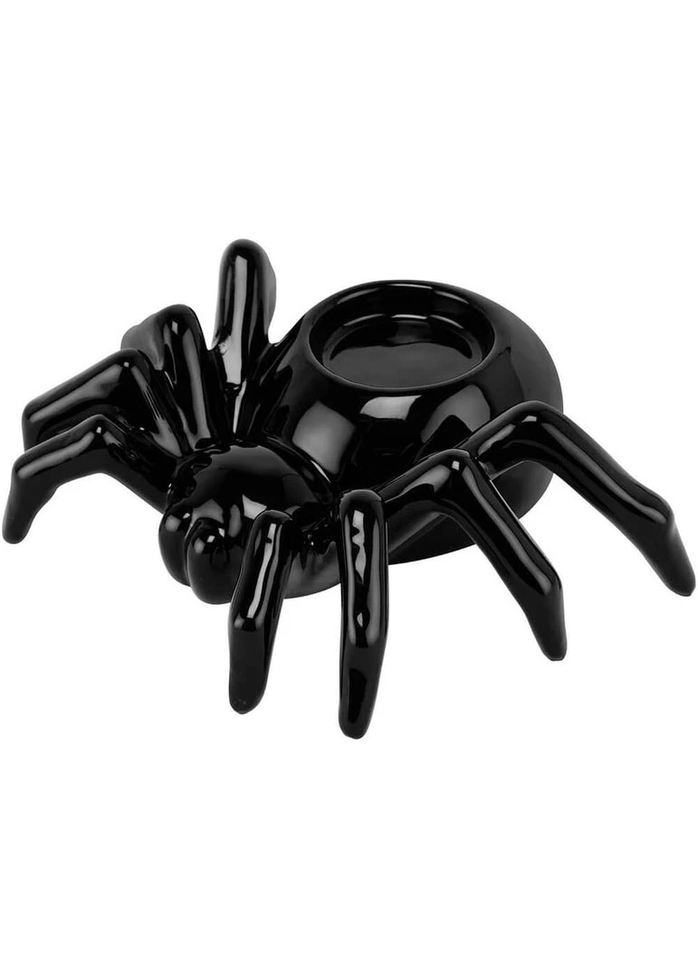 Killstar Arachnid Spider Tealight Holder Black