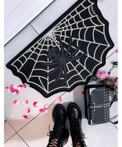 Killstar Web Doormat Black New In