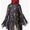 New In Killstar Fairy Moss Mesh Cover Up Black