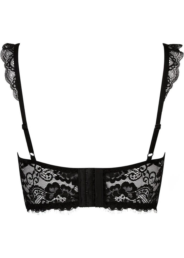 Killstar Wicked Wild Rose Mesh BH Black New In