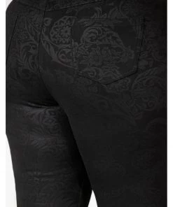 Killstar Black Lily 70's Bell Bottoms Flare Trousers Black New In