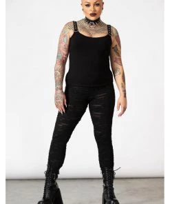 New In Killstar Deserter Leggings Black