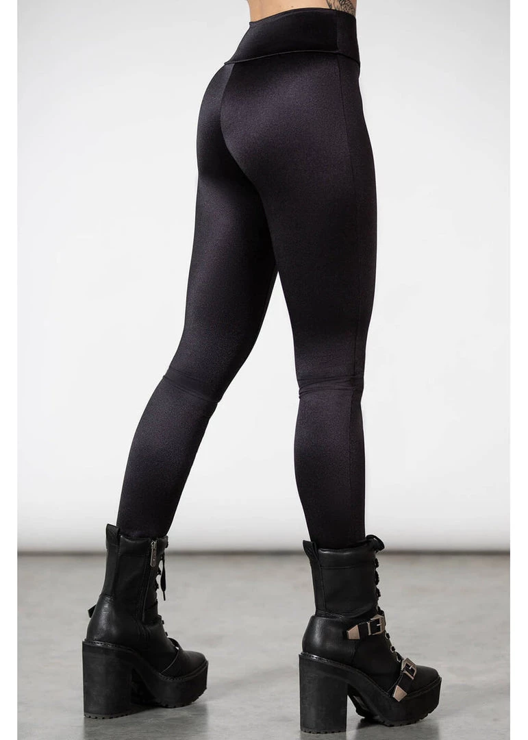 Killstar Hardcore Pentagram Leggings Black New In