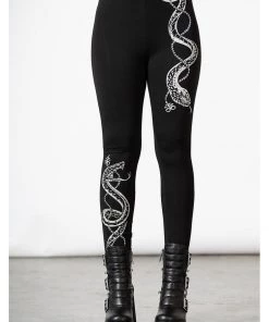 Killstar Serpent Storm Leggings Black