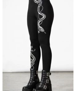 Killstar Serpent Storm Leggings Black