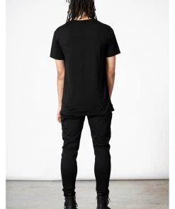 Killstar Full Moon Cat T-Shirt Black New In