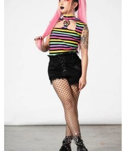 Killstar Rainbow Warrior Top Multi
