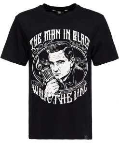 King Kerosin Mens Cash T-Shirt Black