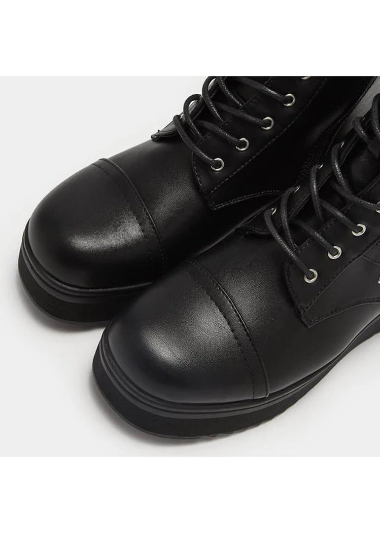 Koi Footwear Hoya Platform 80's Boots Black New In