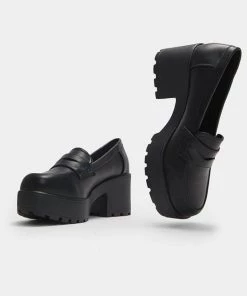 Koi Footwear Vigo Platform 60's Shoes Black New In