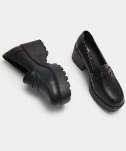 Koi Footwear Vigo Platform 60's Shoes Black New In