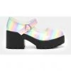 Koi Footwear Tira Candy Dreams Rainbow 60's Mary Janes Pumps Multicolour New In