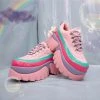 New In Koi Footwear My Little Unicorn Platform Sneakers Pink