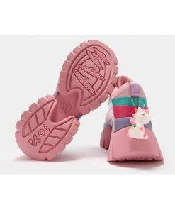 New In Koi Footwear My Little Unicorn Platform Sneakers Pink