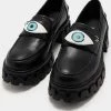 Koi Footwear Undying Eye Loafers Black New In