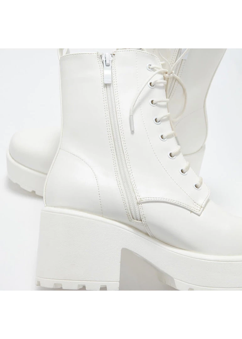 Koi Footwear Amabalis 60's Flower Boots White New In