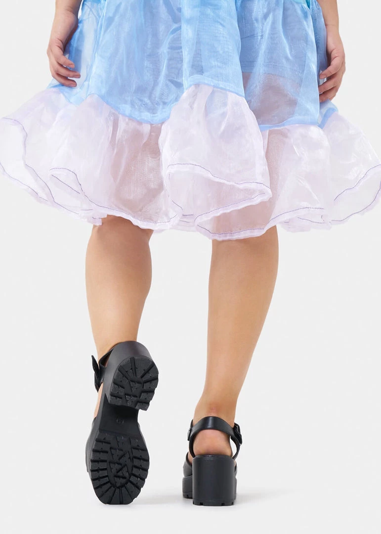 Koi Footwear Romance Rebel Heart Sandals Black New In