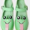 Koi Footwear Tira Cheeky Frog Mary Janes Pumps Green New In