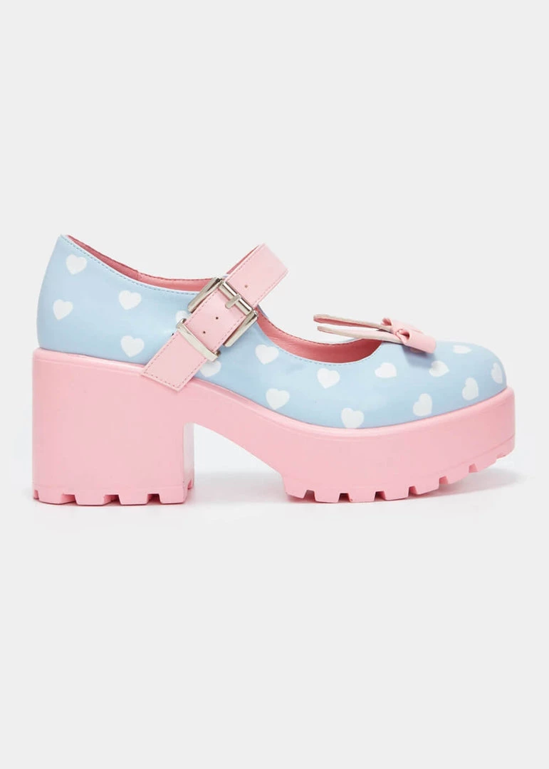 Koi Footwear Tira Little Bo Bunny Mary Janes Pumps Blue