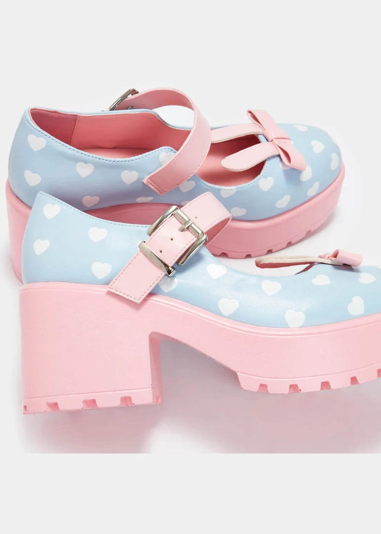 Koi Footwear Tira Little Bo Bunny Mary Janes Pumps Blue