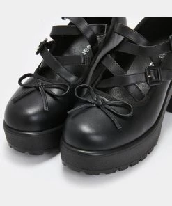 Koi Footwear Margot Ballet Mary Janes Pumps Black