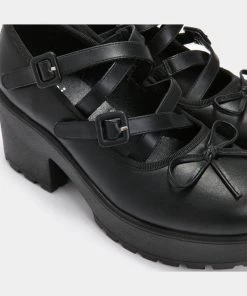 Koi Footwear Margot Ballet Mary Janes Pumps Black