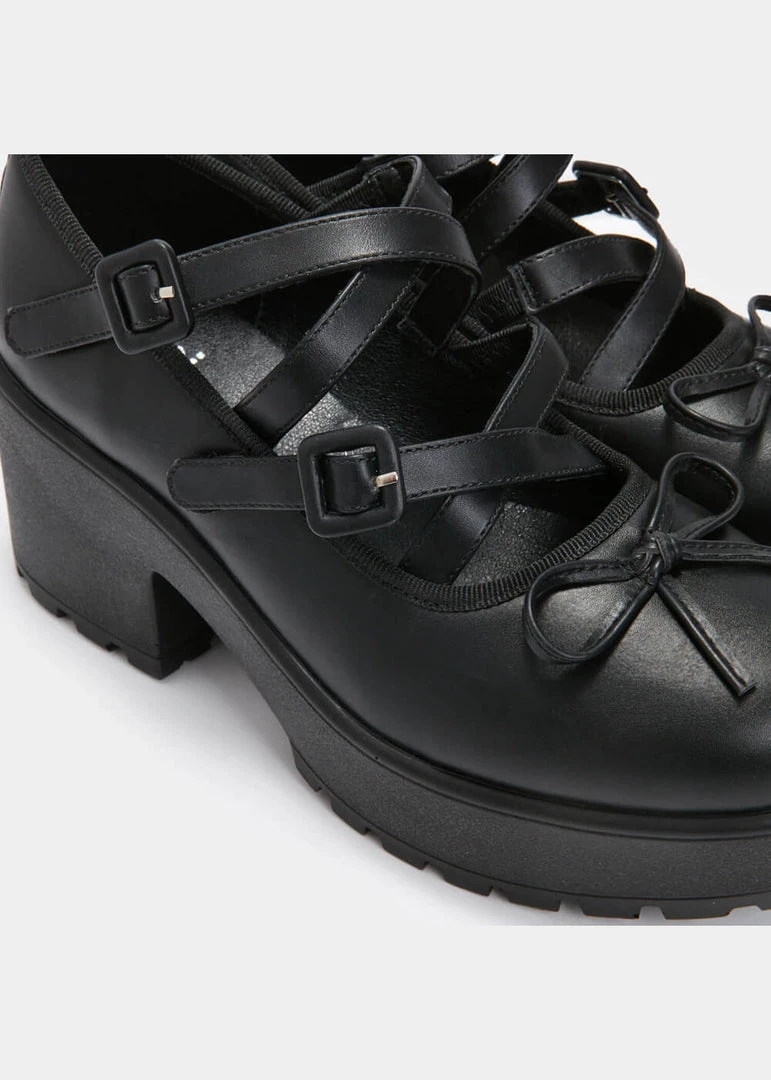 Koi Footwear Margot Ballet Mary Janes Pumps Black