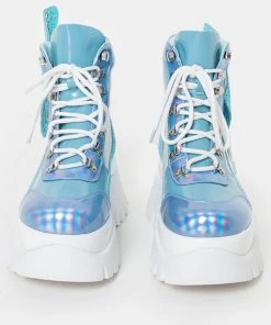 Koi Footwear Wings Of A Pixie Platform Boots Blue