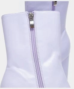 Koi Footwear Lexus 70's Platform Boots Purple New In