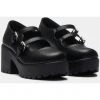 Koi Footwear Mura Platform 60's Heels Black New In