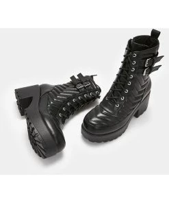 Koi Footwear Takla Padded Boots Black