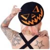 Kreepsville Trick Or Treat Pumpkin Beret Black
