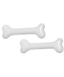 New In Kreepsville Mini Bone Set Hairslides White