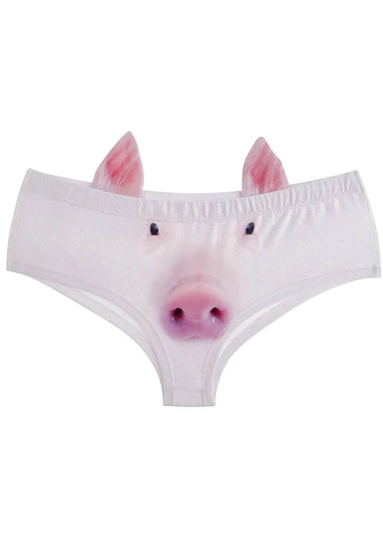 Kukubird Panties With Ears Piggy New In