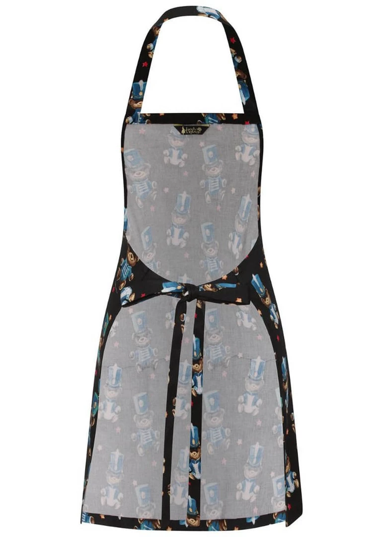 Lady Vintage Apron Soldier Bears