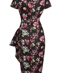 Lady Vintage Elsie Summer Evening 50's Pencil Dress New In