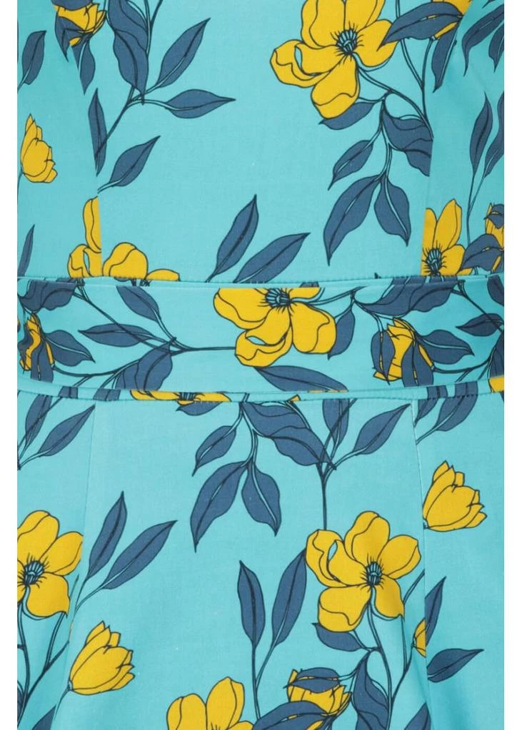 Lady Vintage Charlotte Celestial Beauty 50's Swing Dress Blue