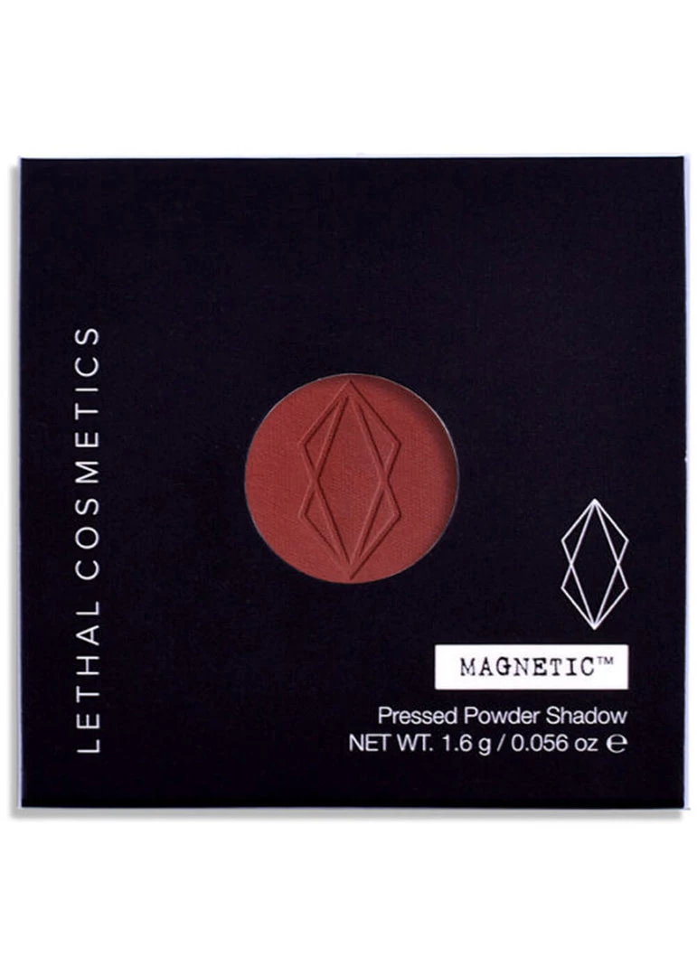 Lethal Cosmetics Eyeshadow Frantic Matte Oxblood Red