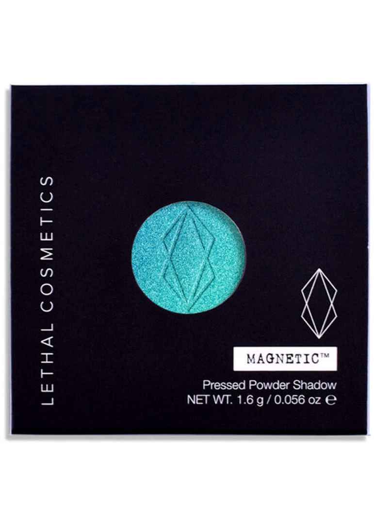 Lethal Cosmetics Eyeshadow Aerial Metallic Aqua Green New In