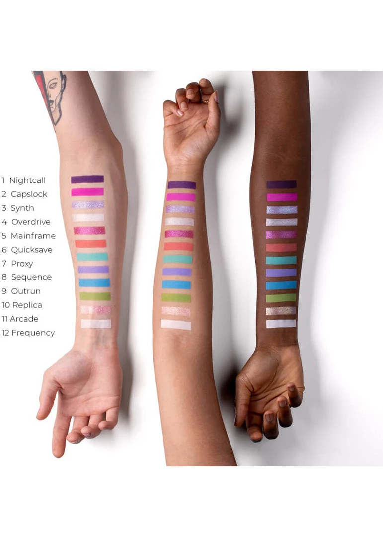 New In Lethal Cosmetics Eyeshadow Capslock Matte Bright Pink